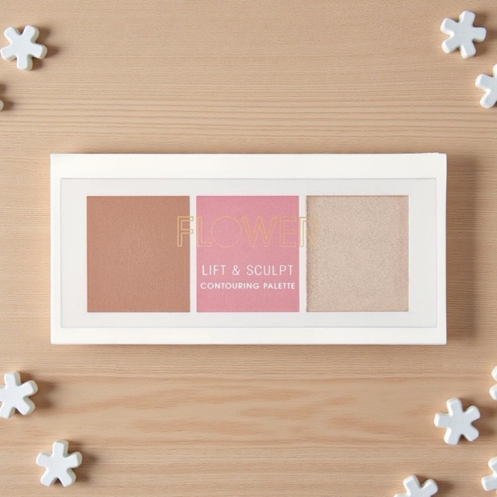 Flower Lift & Sculpt Contouring Palette - Pink (Bronzer & Highlight)